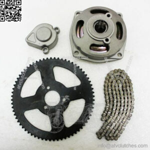 6t clutch drum bell housing 25h chain sprocket 49cc pocket dirt bike