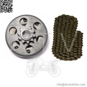 50t sprocket 10 teeth 19 05mm bore clutch with 420 chain set for racing kart