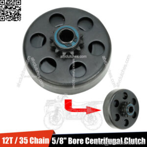 5/8 bore centrifugal clutch with 12t 35 sprocket for 5/5hp 6/5hp engine 2