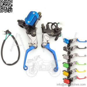 39cc brake levers twin brake cable 22mm adjustable clamp for mini moto