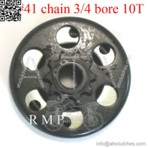 25 4mm bore 16hp go kart heavy duty centrifugal clutch pulley 3600rpm