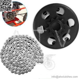 10t 5/8 420 chain go kart centrifugal clutch 48t sprocket kit