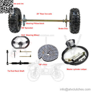 go kart 420 transmission chain and 14t 3/4 inch clutch and 60t sprocket for sale