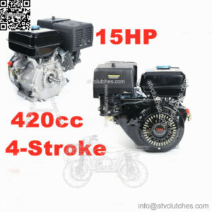 15hp 432cc horizontal shaft gas engine minibike go cart snowblower