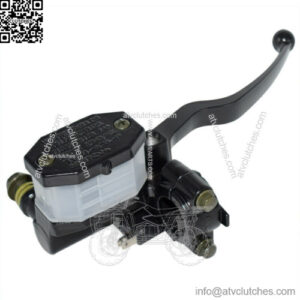 black motorcycle 7/8 brake master cylinder clutch lever