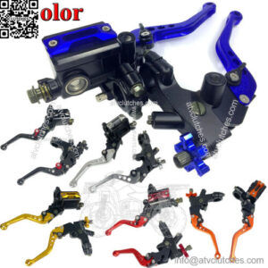 black left clutch brake lever and right brake handle kit for motorcycle parts