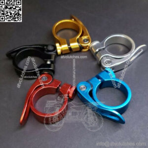 mountain bike seat post clamp pipe clamp quick release alloy