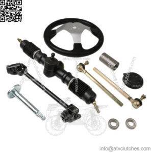 150cc go kart steering wheel tie rod assembly set