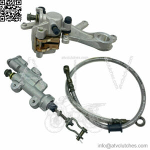 motorcycle rear brake calliper and master cylinder assembly