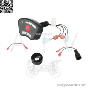 Keyless Ignition Switch with Digital Battery for EZGO Club Car Golf Cart ?C 36V to 48V