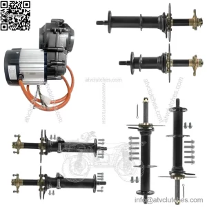 Differential Rear Axle Kit for Trike E-Bike Golf Cart Quad ?C 500W, 1000W, 1500W Motor Options