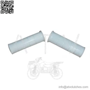 White Handlebar Throttle Grip ?C Pair ?C for Honda Z50 PC50 ?C #53165-063 / #53166-063
