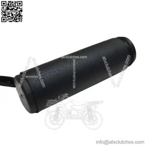 Leather Motorcycle Hand Grip Covers with Beads ?C Black ?C Throttle Wraps