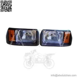 Club Car DS Golf Cart Headlights, Left and Right, Direct Fit Style