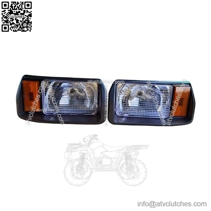 Club Car DS Golf Cart Headlights, Left and Right, Direct Fit Style