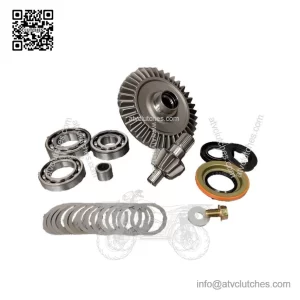 Rear Differential Ring and Pinion Gear Set with Bearings and Seal Kit, 1652 Canam G2.