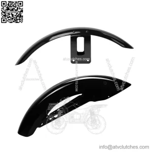 Front & Rear Fenders ?C Vivid Black ?C for Harley Sportster XL 1200 883 2004?C2022