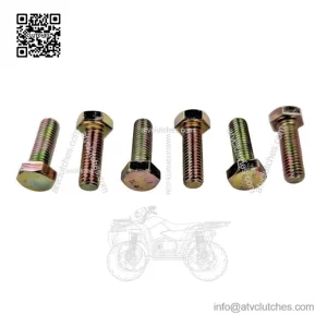 Hex Screw M8 x 25 207182544 Can-Am/Ski-Doo (Pack of 6)