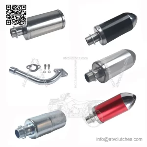 Exhaust Pipe with Muffler New For Honda GX160 GX200 Predator 212cc 196cc CT200U