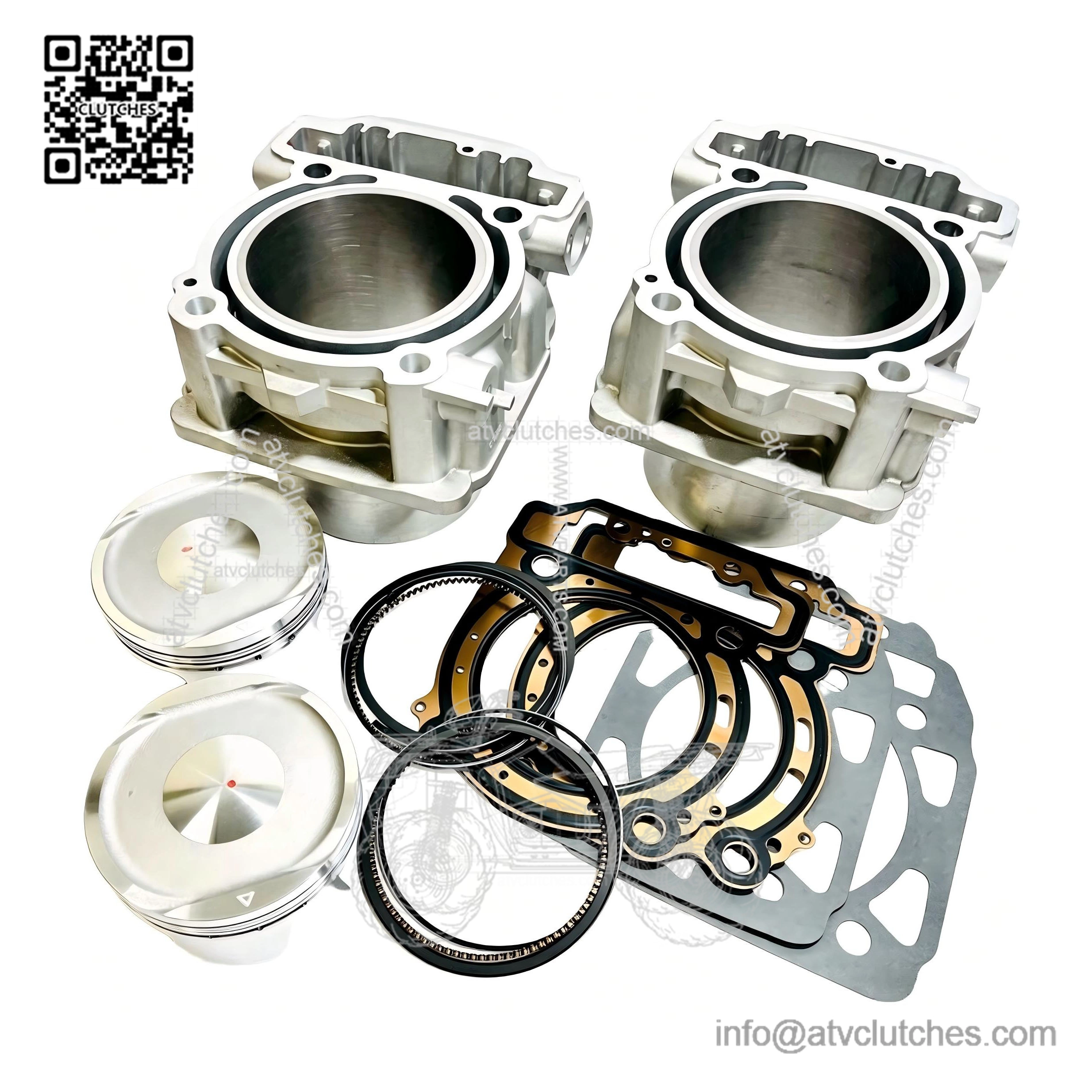 For Outlander Renegade 1000 ?C Stock Bore Cylinder Top End Rebuild Parts Kit.