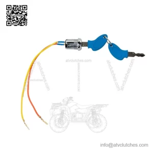 Universal 2 Wire 24/36/48v E-Bike KeyLock Electric Scooter Bike Lock Key Switch