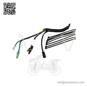 Winch Wiring Harness 715002453, Can Am ATV Outlander, connects switch to solenoid.