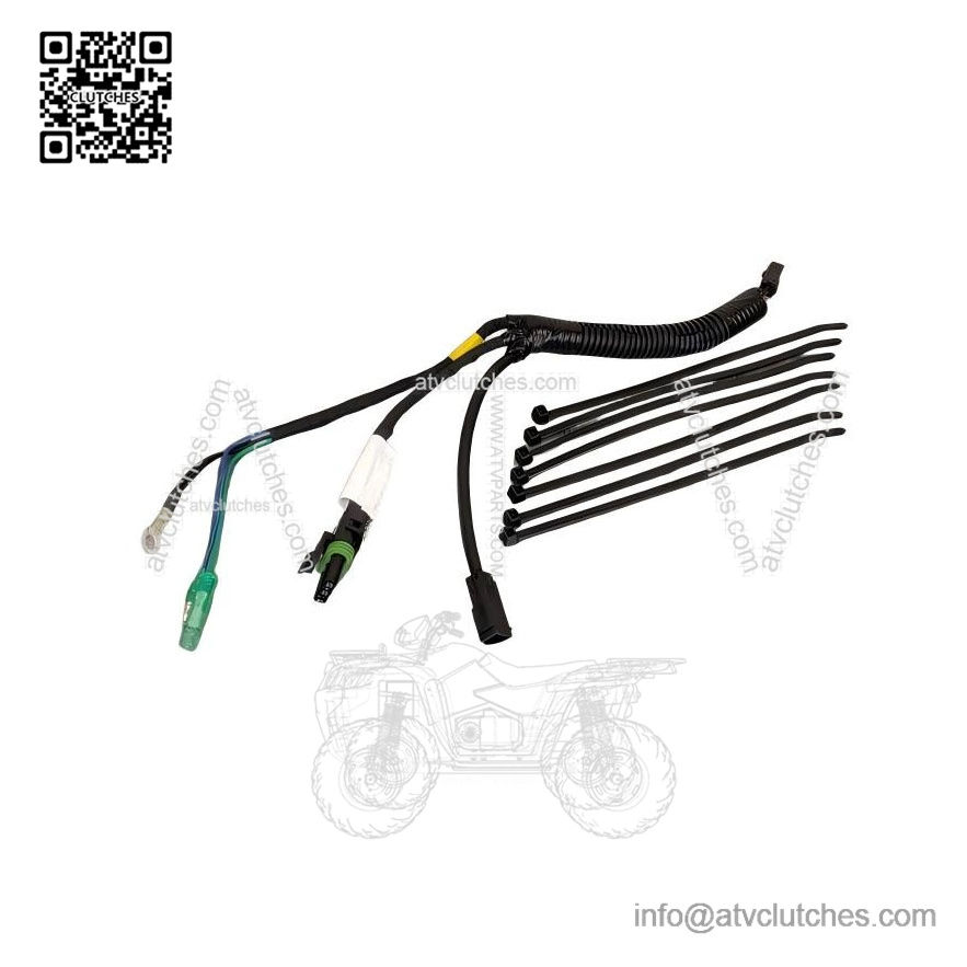 Winch Wiring Harness 715002453, Can Am ATV Outlander, connects switch to solenoid.