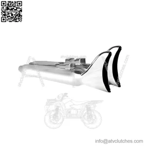 Fishtail Slip-On Muffler ?C 33" Chrome ?C for Harley Touring Bagger ?C Fits 1995?C2016