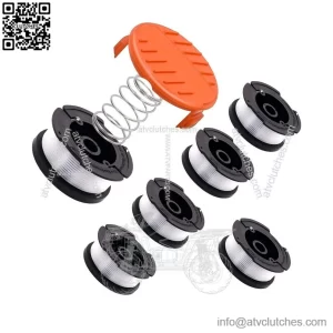 BLACK+DECKER AF100 Replacement String Trimmer Line Spool - Weed Eater Edger 6-Pack