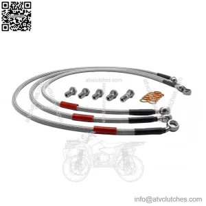 Rear Braided Brake Line for Yamaha V-Max 1200 1985?C2003