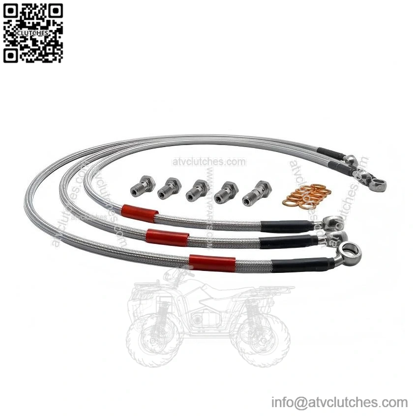 Rear Braided Brake Line for Yamaha V-Max 1200 1985?C2003