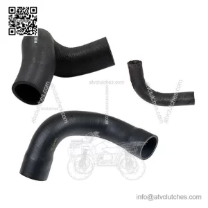 Radiator Hose Set: Upper, Lower and Bypass Hoses One New Fits John Deere Models