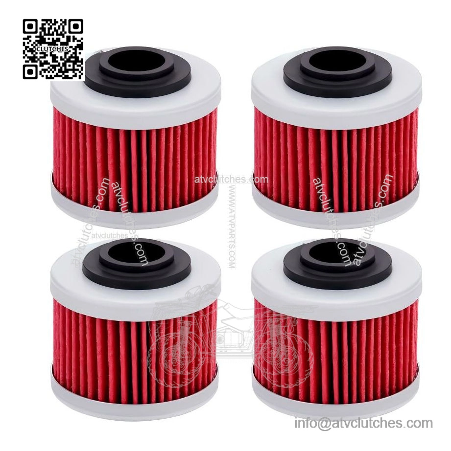 Oil Filters 420256452 4 Packs for Can-Am 990 GS Spyder SE5 RS RT 2008-2012