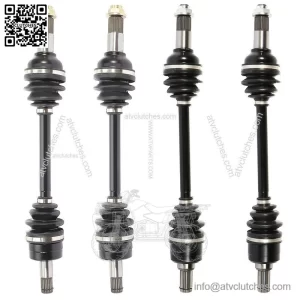 Fits Yamaha Grizzly 550 2009-2014, Front & Rear & Left & Right, 4 CV Axles