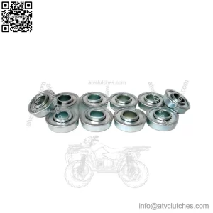 Wheel Bearings 10-Pack, 1-3/8" OD x 5/8" ID for Lawn Mowers & Garden Wagons