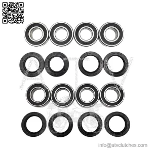 For Odes 800 Dominator Raider 4, Four Wheel Axle Hub Bearing Seal Kit Parts